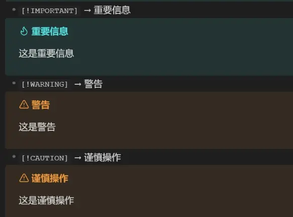 Callouts 样式测试